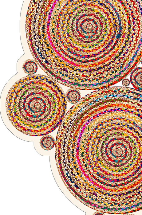 Conceptum Alfombra Hmnt953 Multicolor 60 x 60 cm